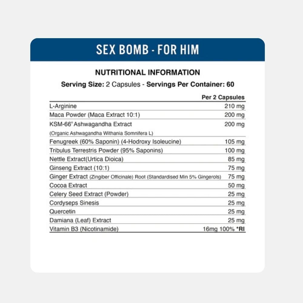 Applied Nutrition Men's Vitality Formula - 120 Capsules 2