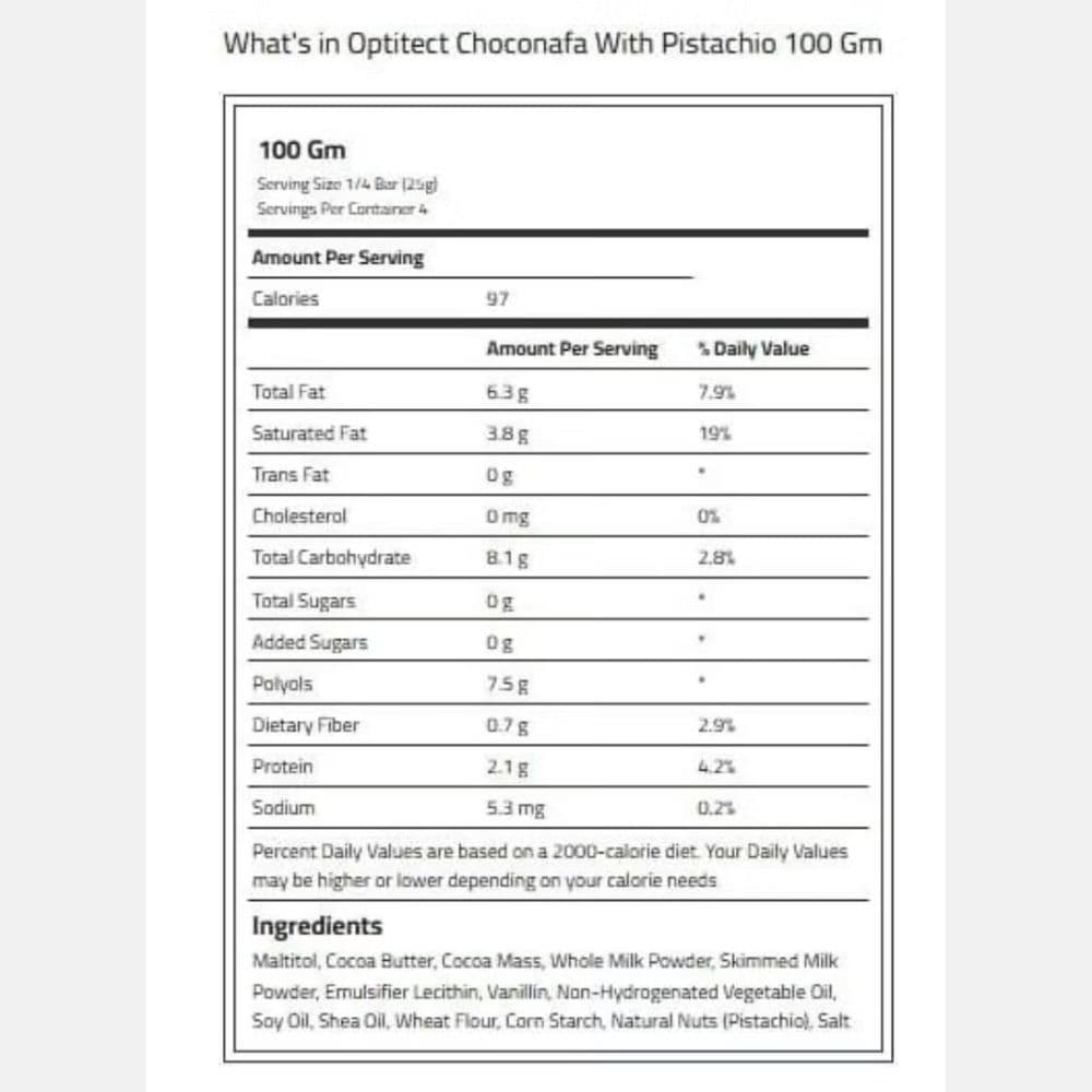 Pistachio Chocolate Kunafa Bar - 100g Delight 3