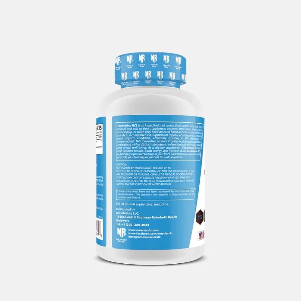 Muscle Rulz Yohimbine HCL Capsules - 120 Count 5