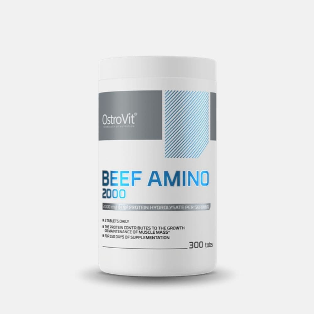 OstroVit Beef Amino 2000 - 300 Tablets for Muscle Support