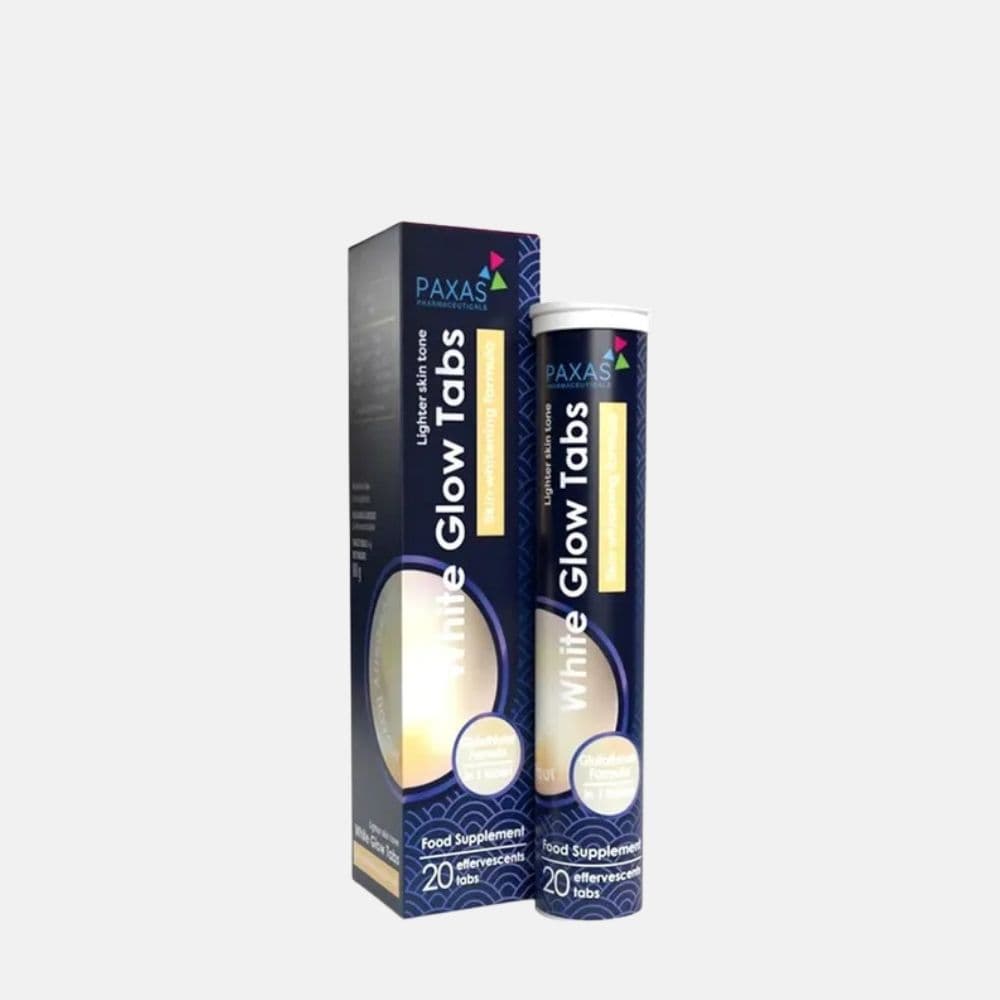 Paxas White Glow Effervescent Tablets - 20 Count
