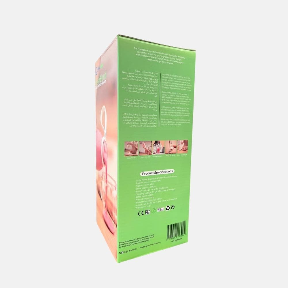 QUTEK Compact Fruit Blender FreshBlend 500 ml 2