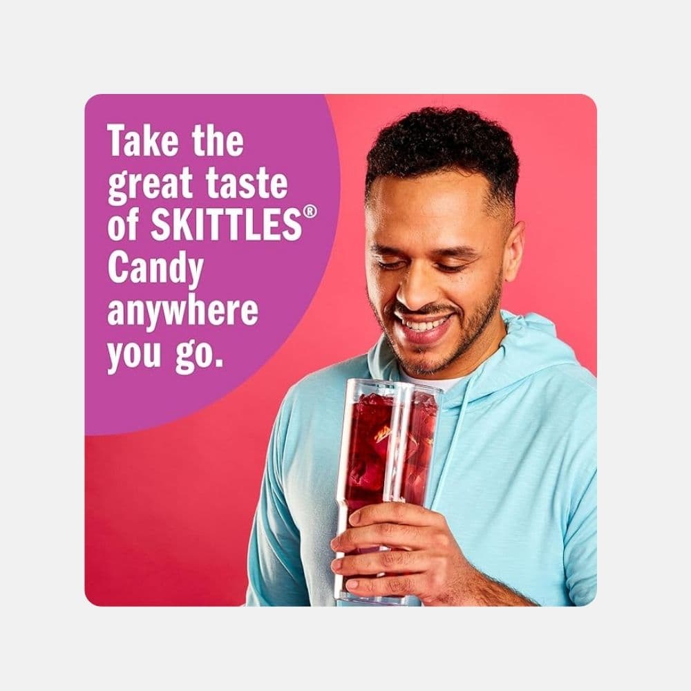 SKITTLES Singles To Go Tropical Drink Mix - 40 Sticks 3