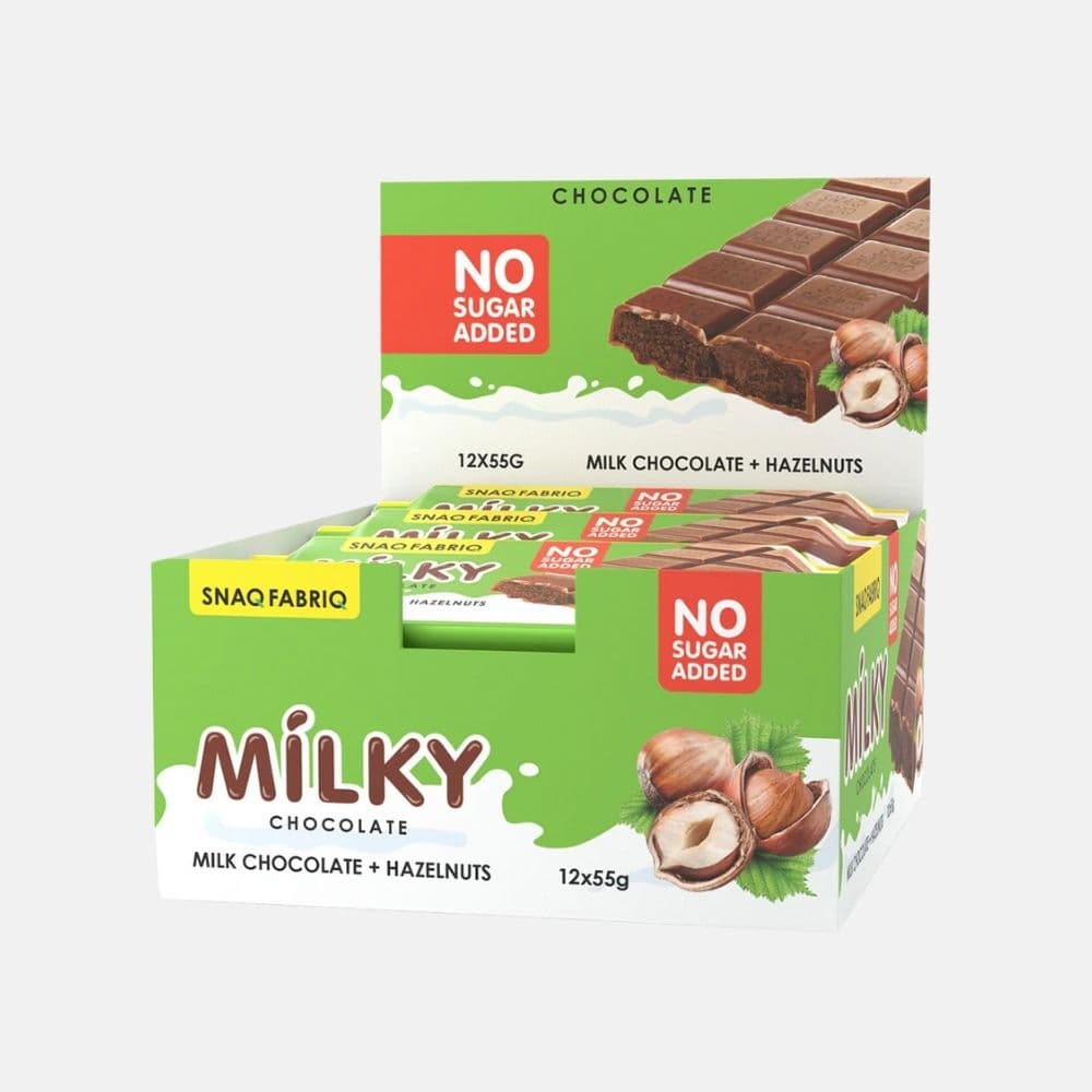 Snaq Fabriq Milky Chocolate Nut Bars - 55g 4