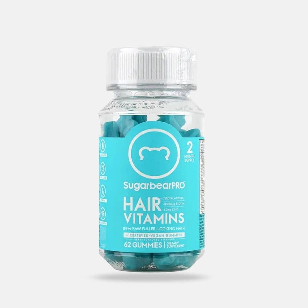 SugarBearPRO Vegan Hair Gummies - 62 Count