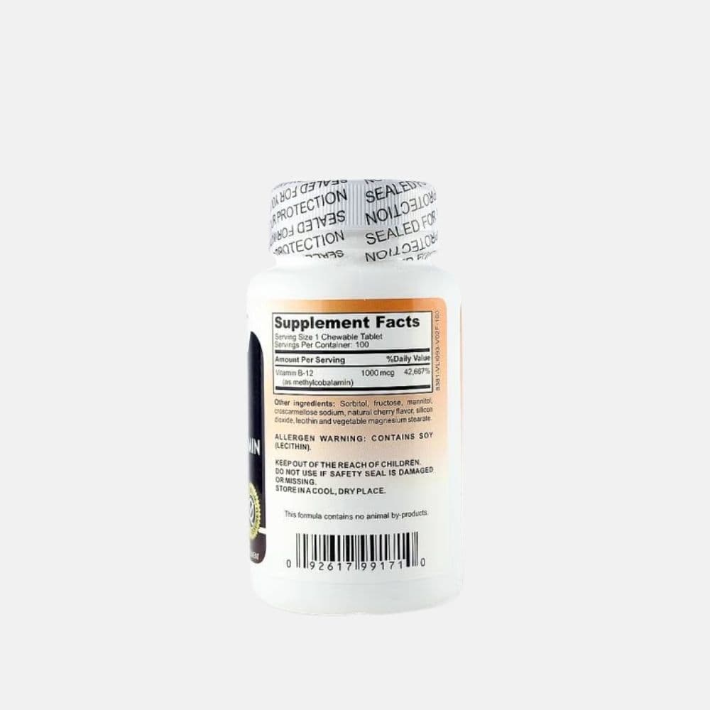 Chewable Vitamin B12 Tablets 1000 µg - 100 Count 3