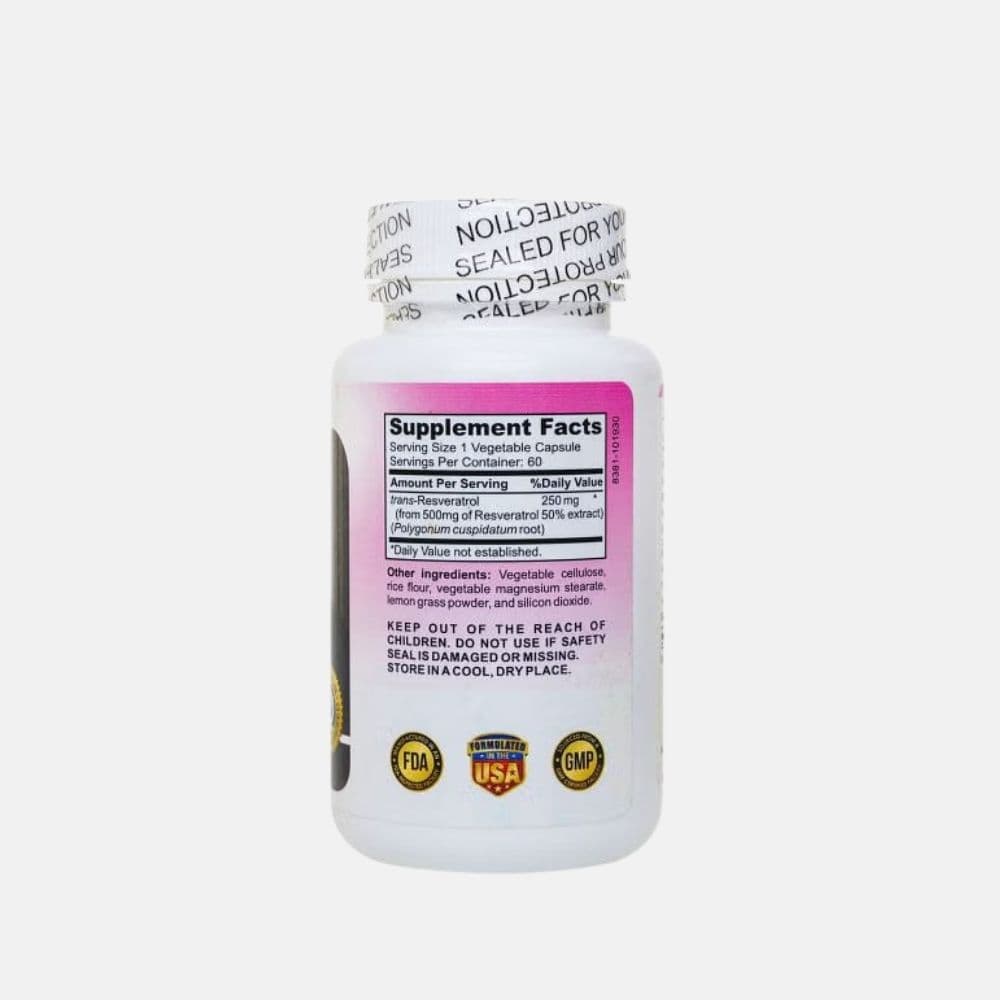 Trust Beauty Secret Resveratrol Capsules 250mg - Antioxidant Support 2