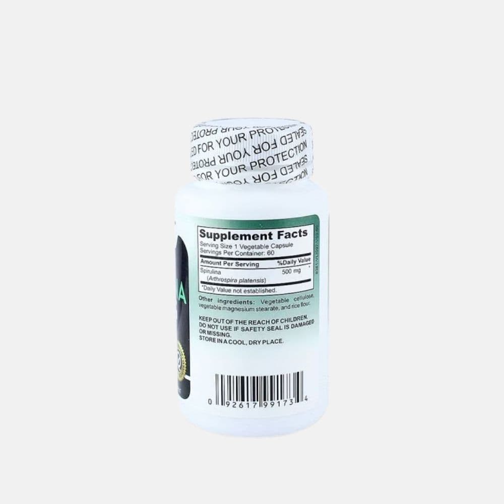 Spirulina 500 mg Capsules - Nutrient-Rich Superfood Supplement 3