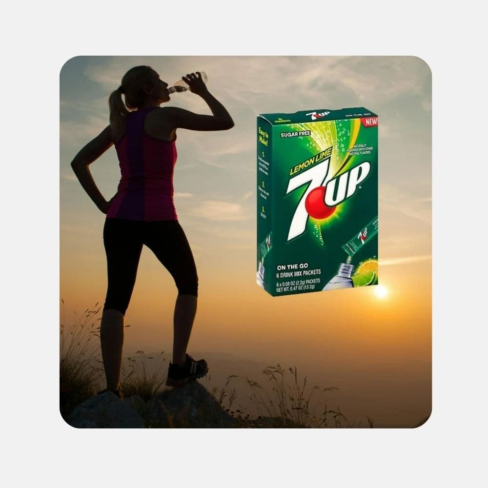 7-UP Sugar-Free Lemon Lime Drink Mix 2.2g 2