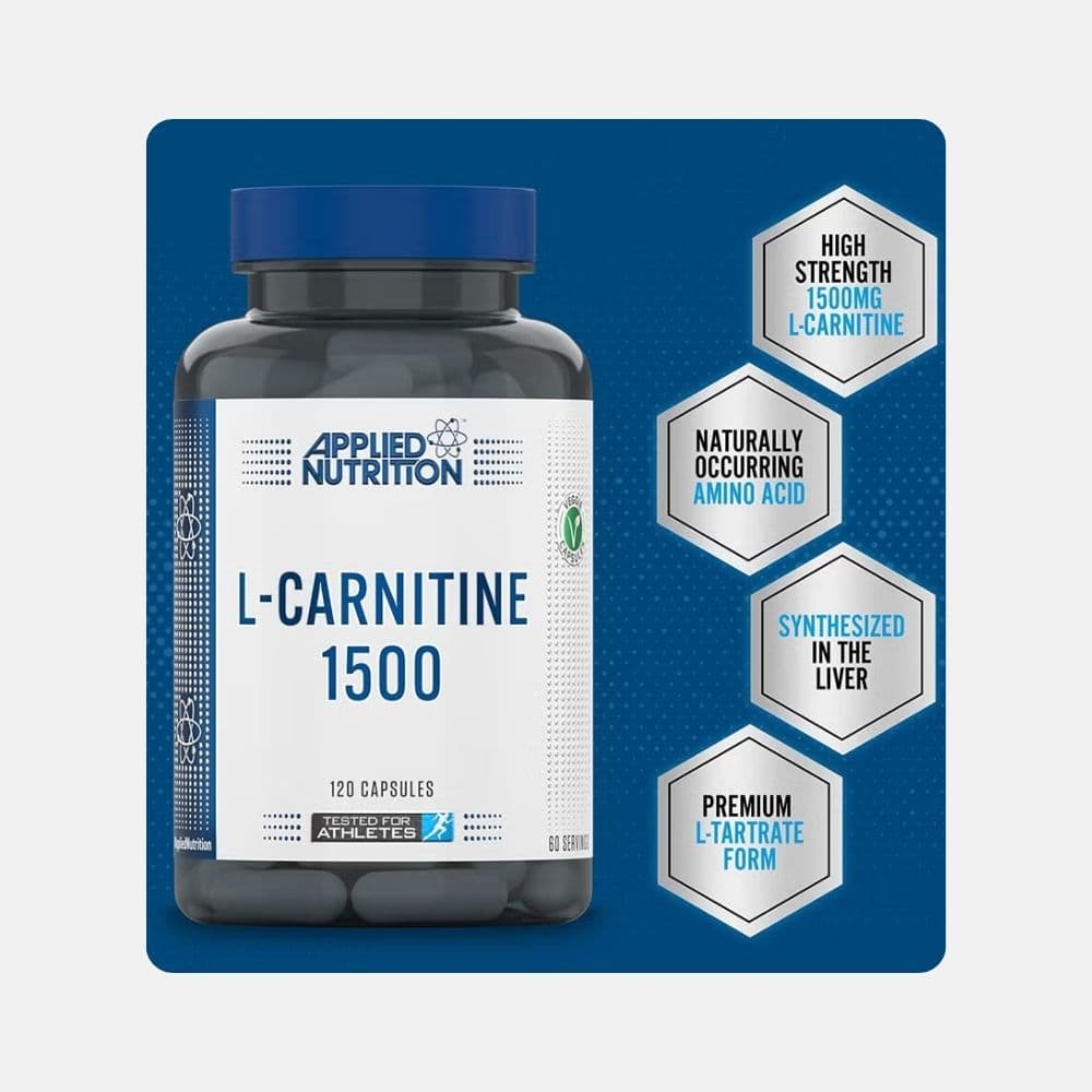 Applied Nutrition L-Carnitine 1500 mg - 120 Vegan Capsules 6