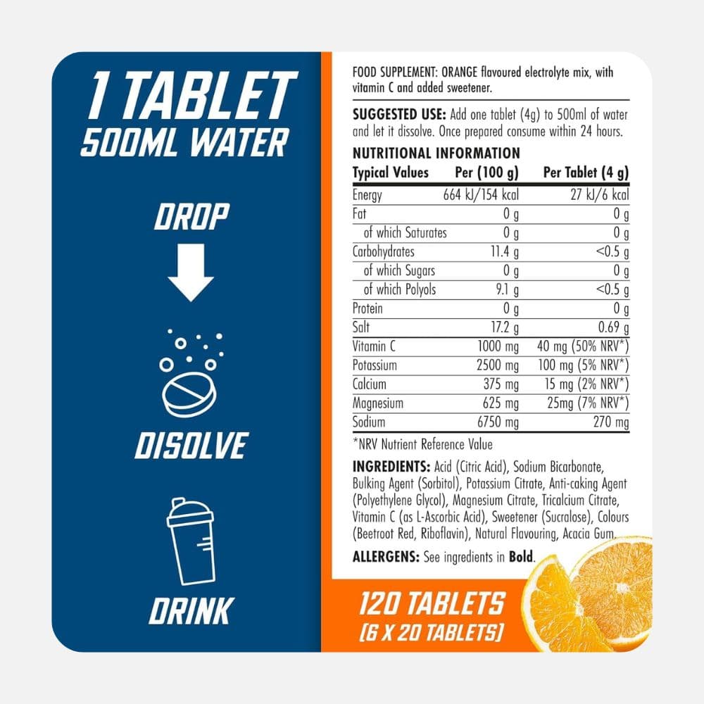 Endurance Electrolyte Tablets - Hydration Support (20 Tabs) 6