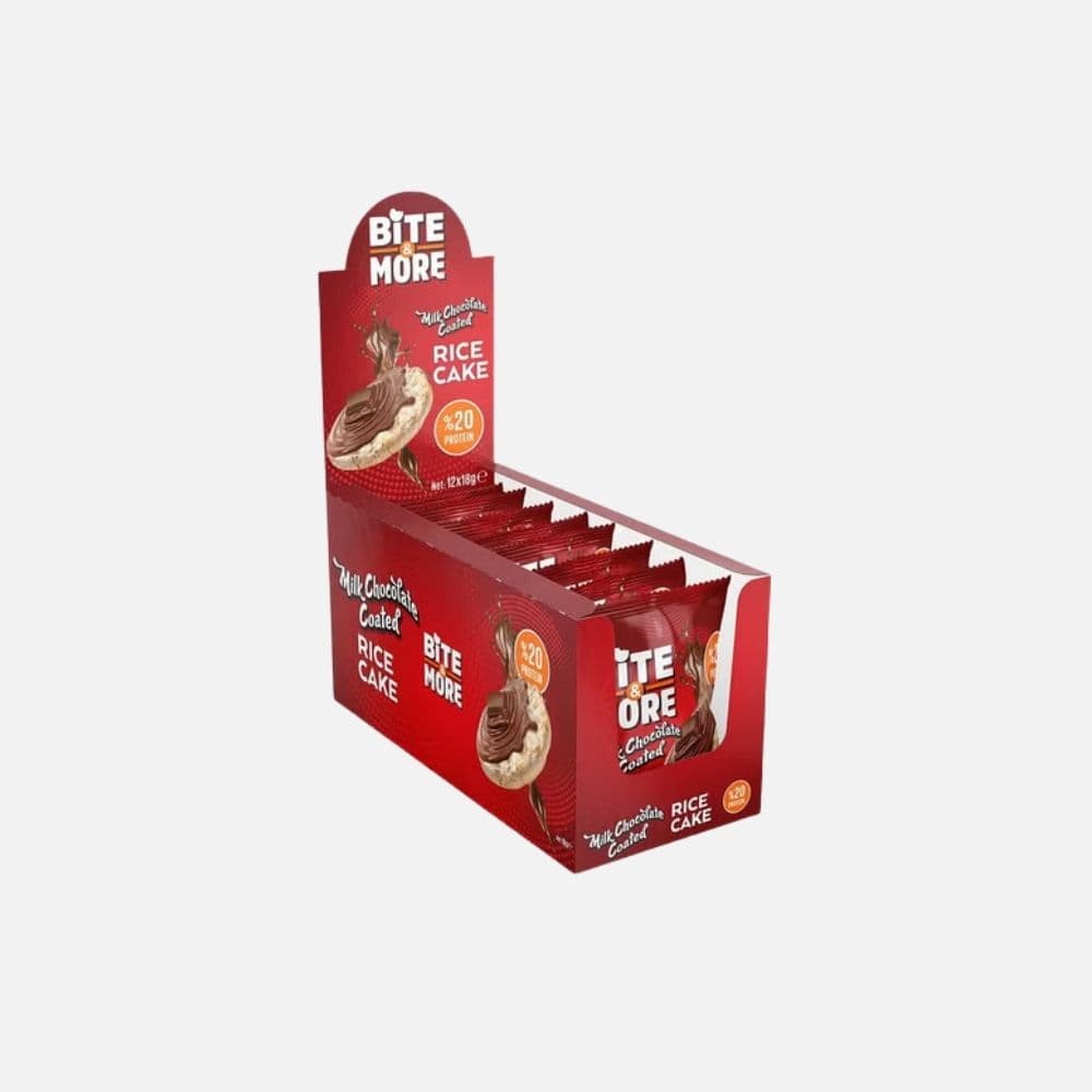 Protein-Packed Rice Cake with Milk Chocolate Coating 3