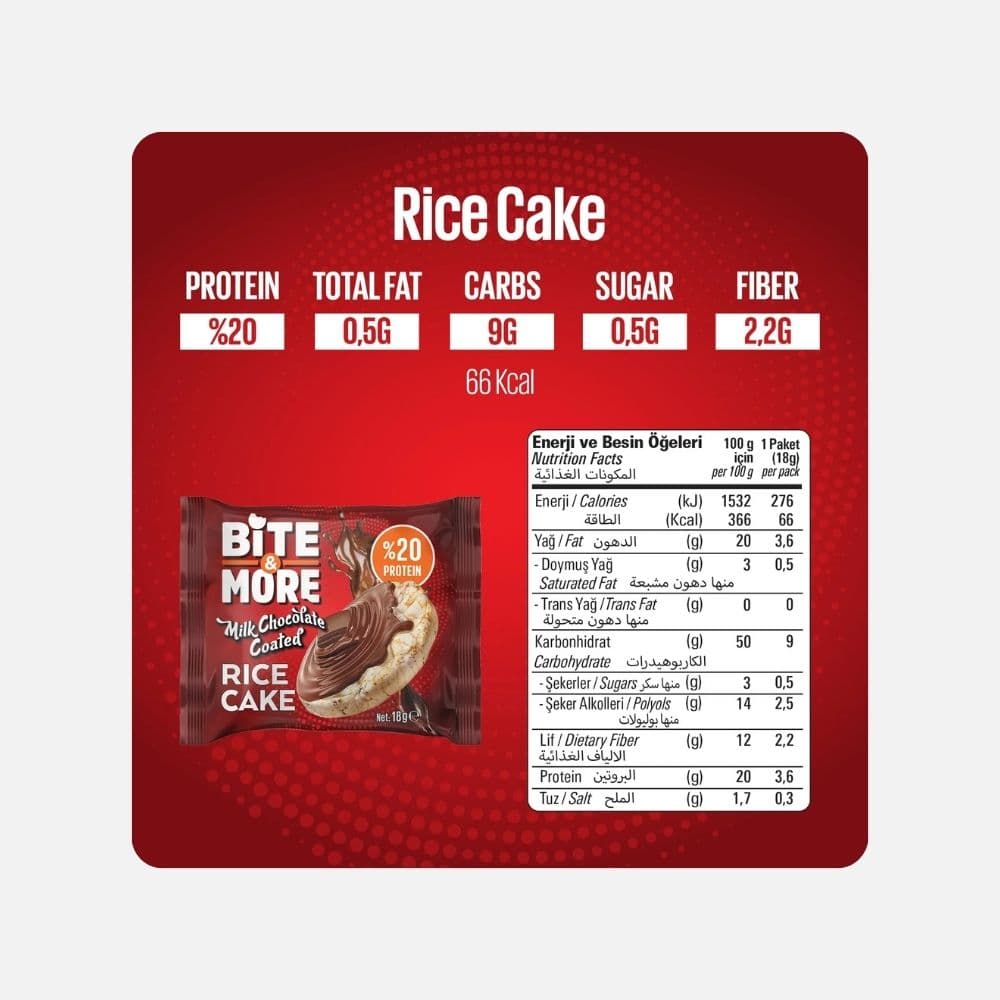 Protein-Packed Rice Cake with Milk Chocolate Coating 2