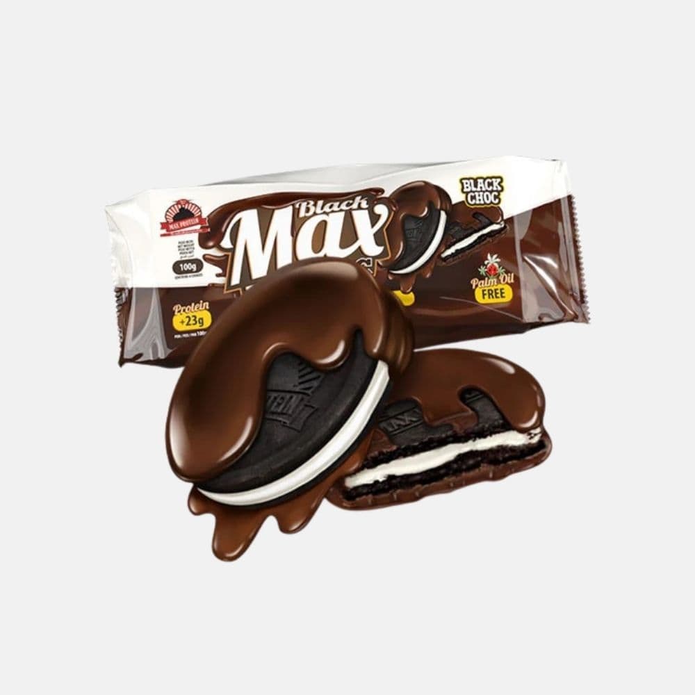 Delicious Black Max Protein Cookie - 100g Snack 3