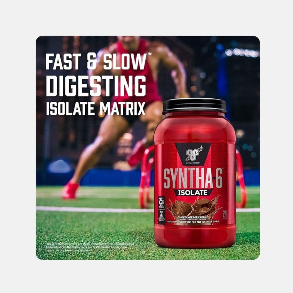 BSN Syntha-6 Isolate Protein Powder - Chocolate Milkshake (4 lb) 5