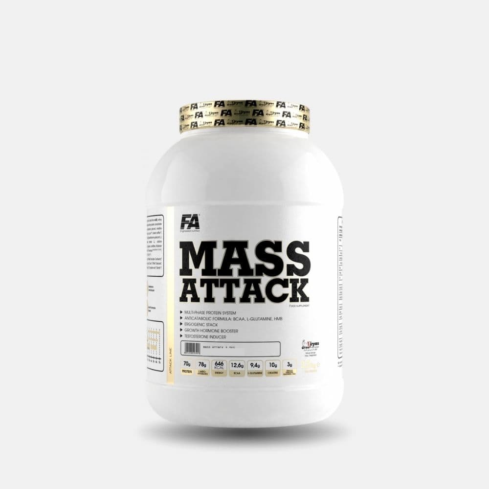 FA Mass Attack Strawberry Mass Gainer Powder - 3.5kg