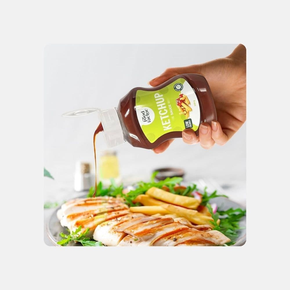 Food Factor Low-Calorie Ketchup Sauce 250g 3