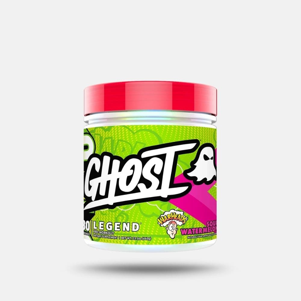 Ghost Legend Pre-Workout - Warheads® Sour Watermelon Flavor - 30 Servings