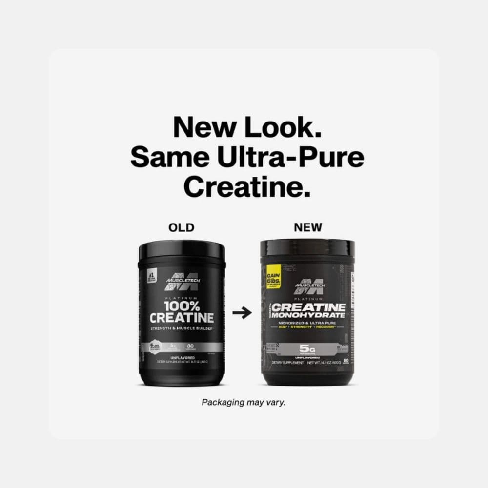 Muscletech Platinum 100% Creatine Monohydrate Powder - 400g 2