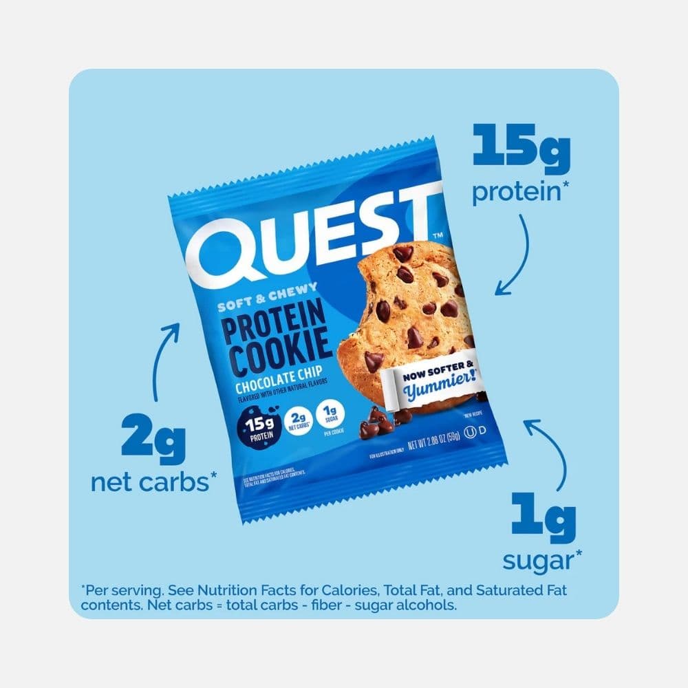 Quest Soft & Chewy Protein Cookie - Delicious Snack 8