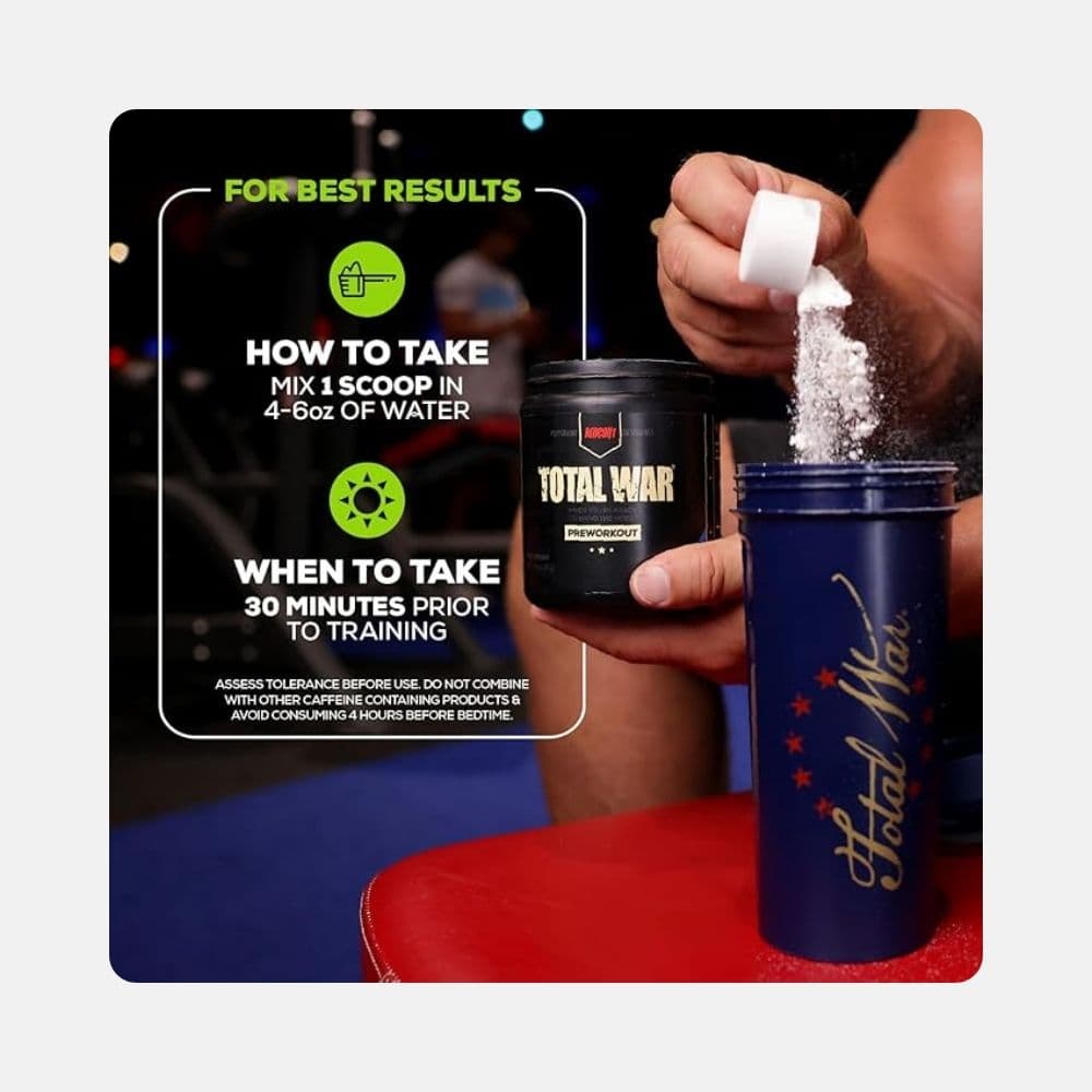REDCON1 Total War Pre-Workout Powder - 30 Servings 5