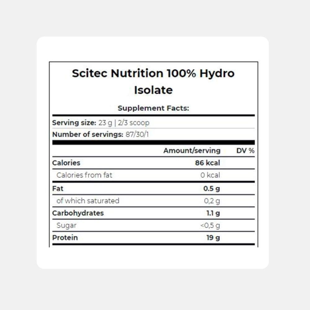 Scitec Hydrolyzed Whey Protein Isolate - 700g 5