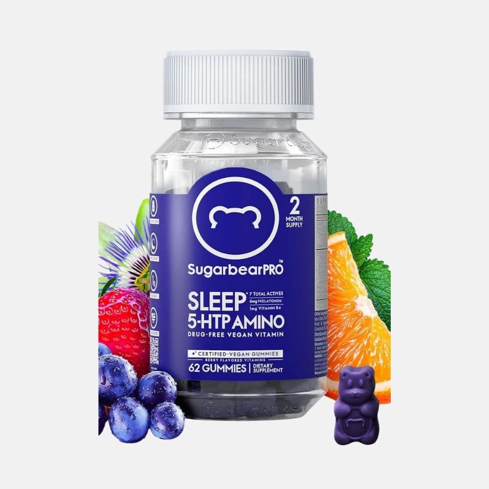 SugarBearPRO Sleep Gummies with Melatonin & Botanicals (62 Count)