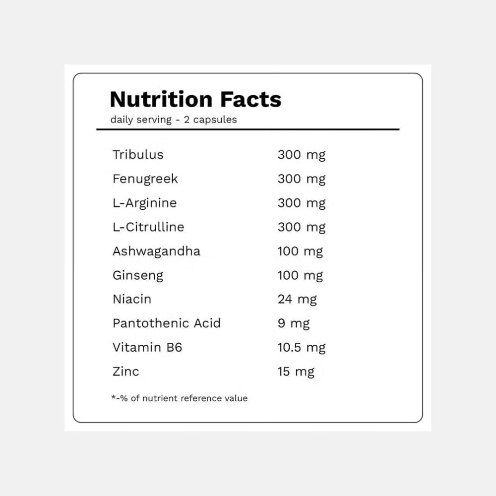 Tauropax Force Men Nutritional Capsules – 60 Count 4